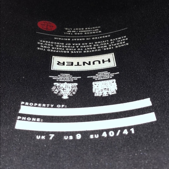 Matte Black Tall Hunter Boots!! - Picture 3 of 3